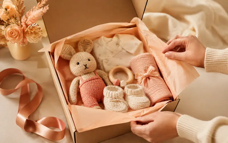 Mama's Care carefully packed baby order box — quality checked before dispatch